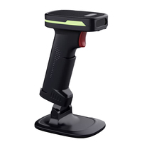 Escáner de Códigos de Barras Inalámbrico Bluetooth 2.4G KEFAR con Sensor Automático, Lector de Códigos QR 2D Portátil para Supermercados, Tiendas y Logística