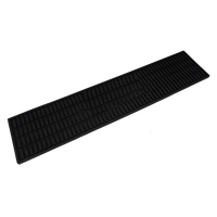 Tapis de café en PVC personnalisé tapis de séchage de vaisselle absorbant à dos souple accessoires de cuisine en plastique accessoires de verres