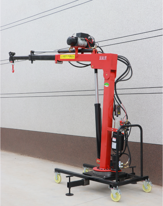 New 1.5Ton Mini Floor Crane Electric Jib Crane with 1 Year Warranty for ...