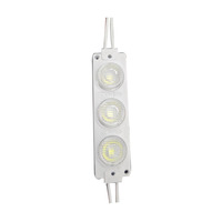 7520 3leds lentille side light module led lumières 3030 injection led modules pour signes 3w dc12v dc24v