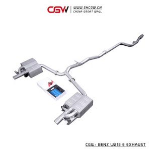 1 kit de pièces de rechange pour voiture, silencieux d'échappement, Catback avec Valve, prix d'usine, pour Benz W213, <span class=keywords><strong>E200</strong></span>, E300, 2.0T - Product Image 6