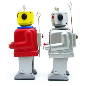 Juguetes de Metal, Robot Eléctrico MR y MRS para Coleccionistas, Lindos Juguetes de Metal - Product Image 2