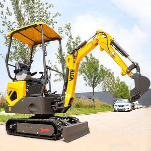 Mini-excavatrice <span class=keywords><strong>de</strong></span> 1,2 tonne fabriquée en Chine, modèle VTW-12S, certifiée CE EURO 5 EPA, avec moteur Kubota, excavatrice sur chenilles, mini-excavatrices compactes - Product Image 1