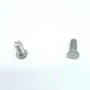 Aço carbono Auto-clinching Studs Flush Head Pressão Aço Rebitando Parafuso com Asas Flange Hex Nuts