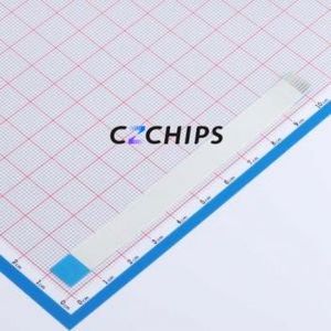 FFC-1.0-8-100-B-4-8 FFC Cable (Flexible Flat Cable) P=1mm Connector 8P 1mm 0.3mm Reverse - Product Image 2