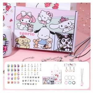 Kit Educativo Premium para Hacer Pulseras con Dijes para Niñas, Cuentas Coloridas, Dijes de Fantasía y Ciencia Ficción, Cadena de Plástico, Manualidades de Joyería - Product Image 5