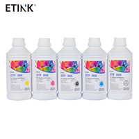 Encre DTF en gros 1000 ml CMYK Pigment Blanc pour Imprimantes Epson XP600 I3200 I1600 TX800 DX5 DX7, Kit OEM de Transfert Thermique sur Film PET
