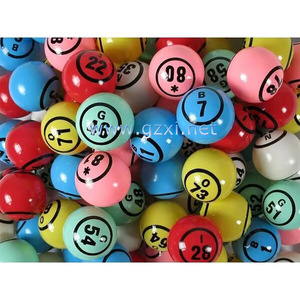 Ensemble de boules de <span class=keywords><strong>bingo</strong></span> personnalisées de 40 mm sans couture avec boules de loterie numérotées de 1 à 75, avec impression de logo, adapté aux jeux en direct - Product Image 1