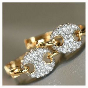 Pendientes de Aro Xinfly de Lujo en Oro Real de 18K con Diamante Natural de 0.42ct, Diseño Unisex Moderno para Fiestas y Regalos - Product Image 1