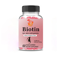 Gummies de biotine et collagène en gros pour adultes – Compléments beauté pour la santé des cheveux, des ongles et de la peau, soutien immunitaire et énergétique