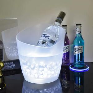 AA Batería Tipo PP Plástico Champán Cerveza LED Cóctel Botella Cubo <span class=keywords><strong>de</strong></span> hielo para Night Club Party Bar - Product Image 2