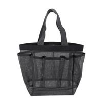 Vente en gros de maille de nylon sac fourre-tout de plage pour lavage de natation sac de rangement personnalisé pour voyage et shopping