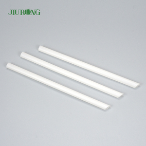 Pajita de plástico envuelta individualmente para beber PLA 6mm 8mm 12mm Pajitas de plástico puntiagudas Pajilla De Agabe Desechable - Product Image 4