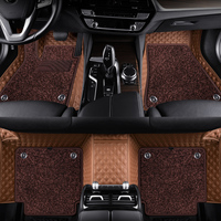 Tapis de sol de voiture sur mesure pour Audi, Toyota, Honda, Mercedes-Benz, BMW, Jeep, BYD, en cuir écologique, pour 90% des voitures, ensemble complet