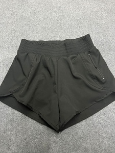 Fitness-Shorts mit Eigenem Logo Damen 2-in-1 Workout-Shorts mit Taschen Hochgeschnittene Gym-Lauf-Jogger-Shorts mit Innenhose - Product Image 5