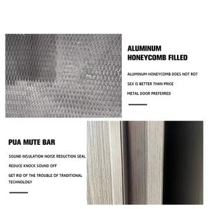 Puerta Principal de Madera Compuesta de Contrachapado de Estilo Moderno de Alta Calidad con Aislamiento Acústico y Superficie Acabada para Hogares Indios Precio - Product Image 2