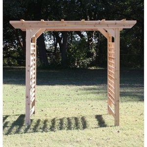 Arche en bois pour décoration de mariage, treillis de jardin extérieur, portail, écologique, certifié FSC, couleur personnalisable - Product Image 6