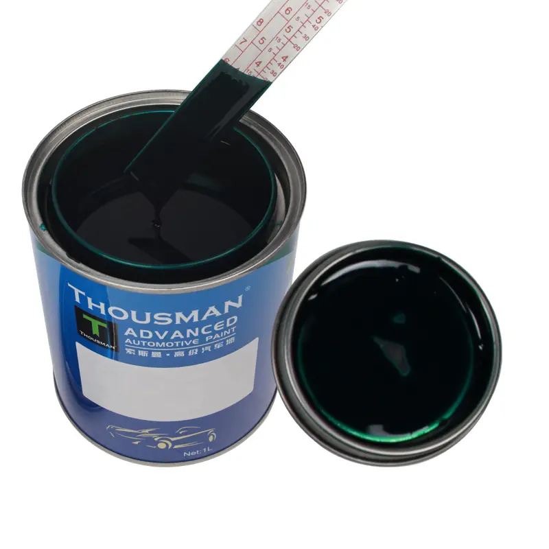 Fabricante suprimentos sólidos 2 k pintura do carro cor verde spray acrílica pintura