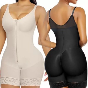 Body modellante da donna con cavallo aperto, compressione e controllo <span class=keywords><strong>pancia</strong></span>, corsetto snellente, solleva glutei, modellatore corpo intero - Product Image 1