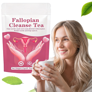 شاي تنظيف قناة فالوب الطبيعي، أكياس شاي أعشاب عضوية لدعم الخصوبة وصحة الرحم وتوازن الأس الهيدروجيني - Product Image 5