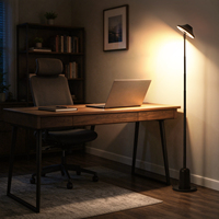Lampe de bureau moderne rechargeable par USB, RGB tactile, 6 vitesses, hauteur réglable, veilleuses, lampe de chevet LED pour chambre d'hôtel