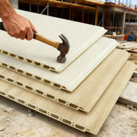 Panneaux muraux et de plafond modernes en charbon de bambou avec design graphique, résistants à l'humidité, style européen pour usage commercial
