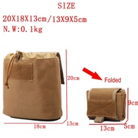 Pochette tactique pliable Molle de récupération pour magazines, sacoche de chasse extérieure, sacoche de taille, sacoche utilitaire pour outils et accessoires