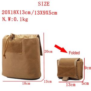 Pochette tactique pliable Molle de récupération pour magazines, sacoche de chasse extérieure, sacoche de taille, sacoche utilitaire pour outils et accessoires - Product Image 5