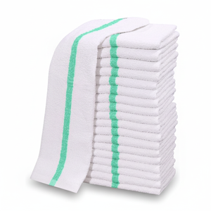 Serviette de cuisine en tissu doux imprimé floral numérique personnalisé en coton biologique 100% pour femme - Product Image 1