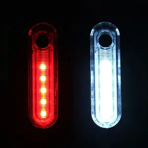Usb Opladen Nacht Rijden Waarschuwing Led-verlichting Fiets Koplampen Achterlichten