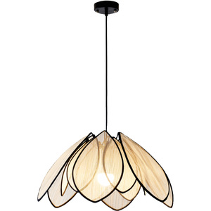 Lampe suspendue minimaliste moderne, couleur crème, ronde, E27, commande par interrupteur LED, pour salon, chambre à coucher, salon de thé - Product Image 5