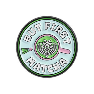 Pin enamel Matcha minuman teh hijau - Product Image 4