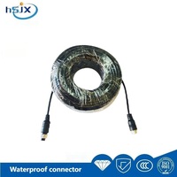 Câble d'extension vidéo et audio HE SHENG JIA XING à quatre cœurs, étanche, avec boîtier en aluminium, pour bus et PCB montés sur remorque