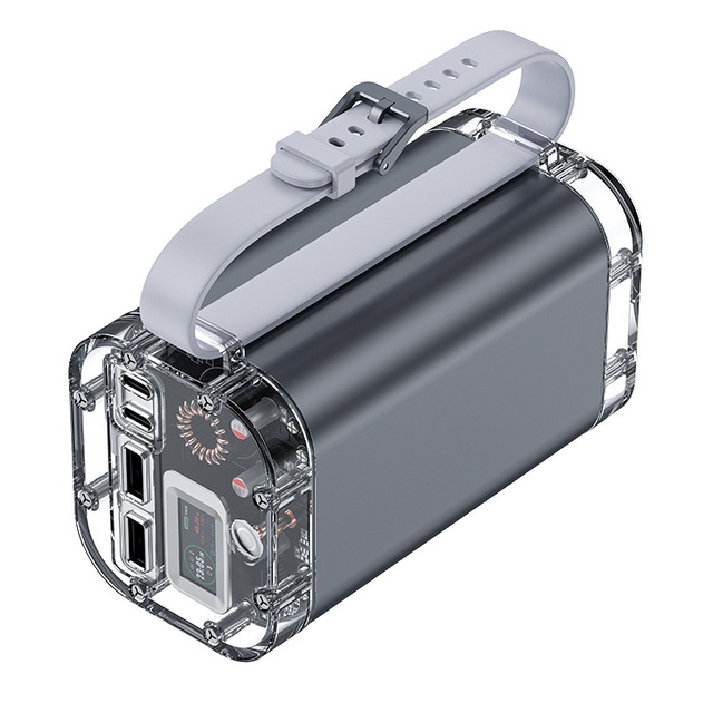 Ultra-large Capacity Waterproof 100w Super Bidirectional Charging Fast Outdoor Energy Storage Power Bank
