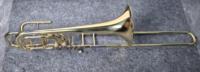 Trombone basse de musique orientale, clés Bb/F/Eb/G/D, taille de l'embouchure 0,56 po
