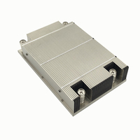 Radiateur CPU COOLSERVER SP3 1U pour ordinateurs de bureau AMD Pâte thermique passive sans ventilateur à 3 tubes en cuivre incluse pour PC