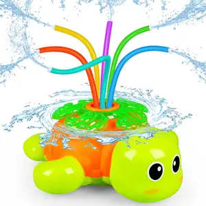 Hot-selling Turtle Garden Splashing Fun Outside Water Game Toys Sprinklers for Kids and Toddlers