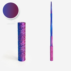 ด้ามจับดาบทรงกระบอกสีสันสดใสแบบ 3 มิติ ลายมังกรแบบยืดหดได้ พร้อมลวดลายรูปเมฆสำหรับเล่น - Product Image 4