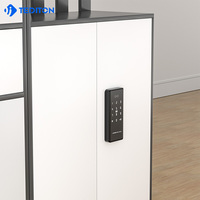 Serrure de tiroir intelligente biométrique à empreinte digitale Tediton Rfid avec mot de passe électronique Ttlock pour panneau de meuble, tiroir, bureau et sécurité