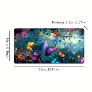 Alfombrilla <span class=keywords><strong>de</strong></span> Escritorio Extra Grande con Diseño <span class=keywords><strong>de</strong></span> Mariposas Vibrantes, Base <span class=keywords><strong>de</strong></span> Alta Calidad, Alfombrilla <span class=keywords><strong>de</strong></span> Ratón con Escena Submarina Colorida, Ideal como Alfombrilla <span class=keywords><strong>de</strong></span> Ratón Extragrande - Product Image 2