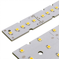 Module de carte de circuit imprimé en aluminium LED, panneau lumineux LED à CRI élevé, source de lumière linéaire personnalisée pour l'éclairage commercial