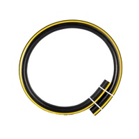 Tuyau d'air en caoutchouc EPDM avec bande jaune 3/4 "1" | Tube d'air flexible à pression 20BAR
