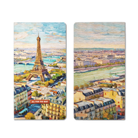 Ensemble de carnets de planification hebdomadaire A5, couverture rigide, reliure spirale, agenda cousu, boîte de papeterie cadeau, couleur personnalisée, haute qualité