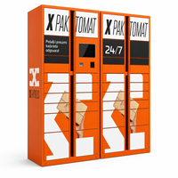 Système de casier à colis intelligent avec écran tactile, armoire principale et armoire latérale d'extension pour la livraison de colis