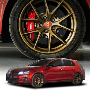 TEI Big <span class=keywords><strong>Brake</strong></span> Kit P40EV Système de freinage automatique BBK à 4 pistons avant pour VW GOLF R MK7 2018 YEAR 17/18 Inch Jante - Product Image 6