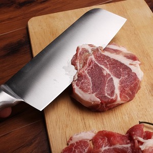 All Steel One Piece Kitchen Knife 8 9 9in Blade Stainless Steel Extra Sharp Meat Slicing Chef Knife Household Use - Product Image 1
