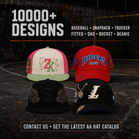 Casquettes de baseball 6 panneaux 5A personnalisées en coton pour l'été – Casquettes Snapback originales avec logo complet pour fournisseurs