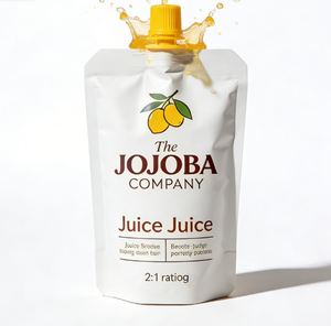 Pochette en plastique pour liquides avec bec verseur, réutilisable, pour boissons, jus, nourriture, impression personnalisée, blanc et noir, emballage liquide, pochette debout avec ventouse - Product Image 3