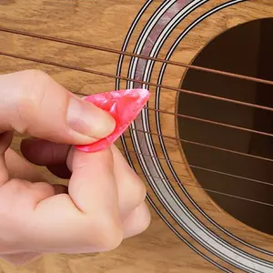 Paletas de dedo direto de fábrica, cores legais, celulóide, guitarra, paletas com logotipo do oem