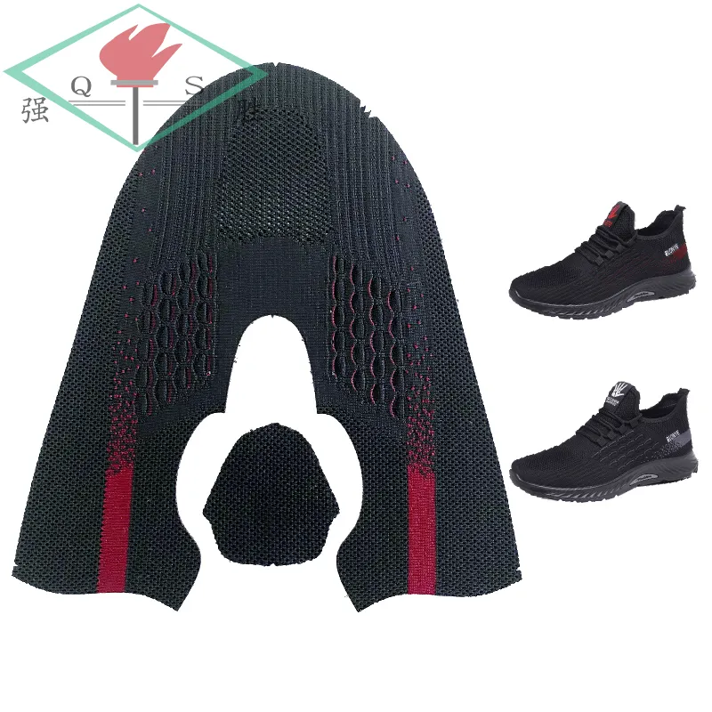 Custom Athleisure 3D Knit Shoes Upper Knitting Vamp Upper For Running Shoes
